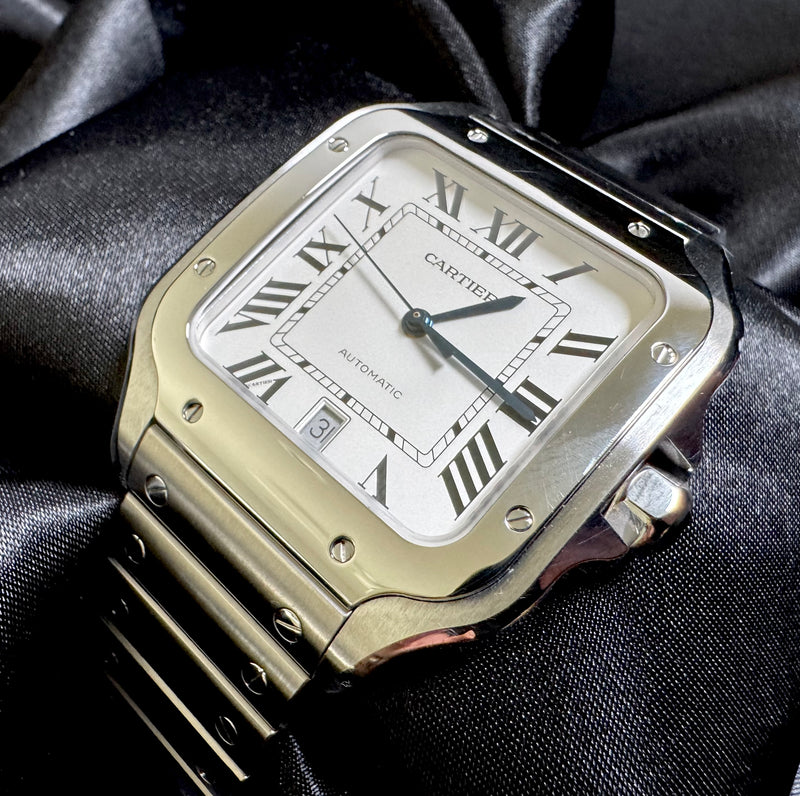 Cartier Santos Large WSSA0018 - Box & Papers with Strap - Active Warranty