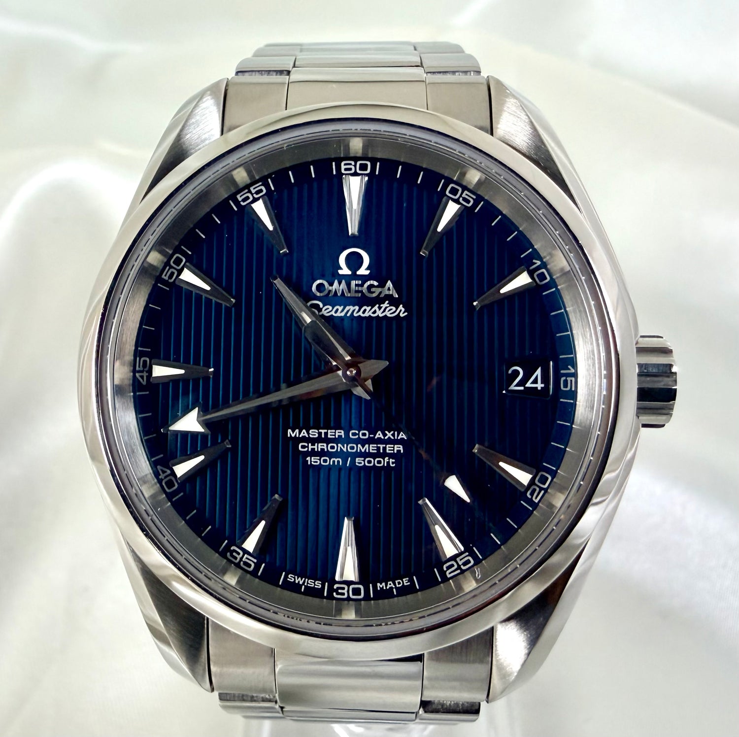 Omega Seamaster Aqua Terra 150M 38.5mm Blue “Teak” Dial