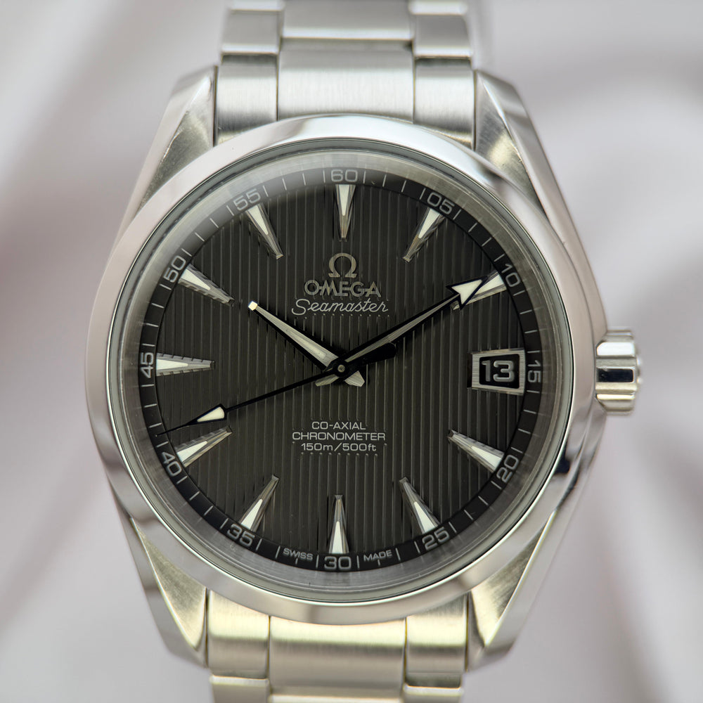 Omega Seamaster Aqua Terra - 38.5mm Grey “Skyfall” Dial - 2025 - 231.10.39.21.06.001 - Full Set with Active Warranty
