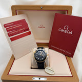 Seamaster Diver 300 M -  Gold Bezel | 2024 Full Set in Excellent Condition - 210.22.42.20.01.001