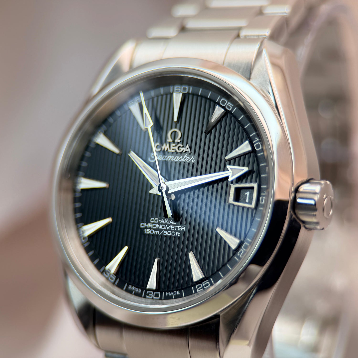 Seamaster Aqua Terra “Skyfall” Black Teak 38.5mm - 231.10.39.21.01.001 - Discontinued- Full Set - 2023 Mint Condition