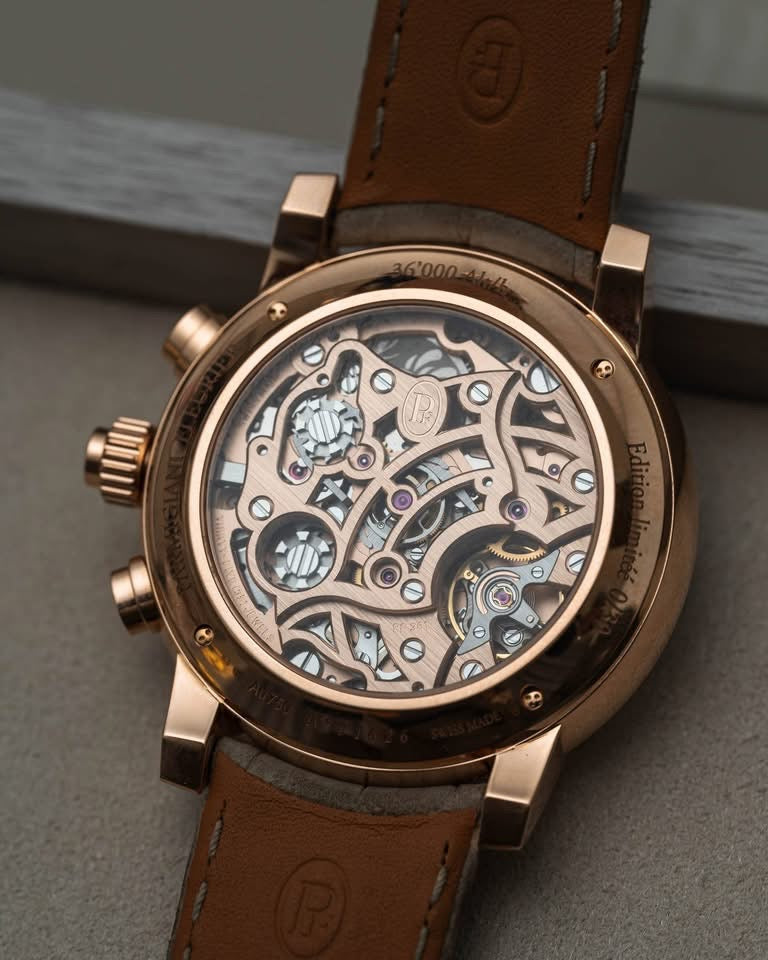Toric Chronograph Rattrapante ذهب وردي عيار 18 بقطر 42.5 ملم PFH951 | 1 من 30 | 2024 طقم كامل