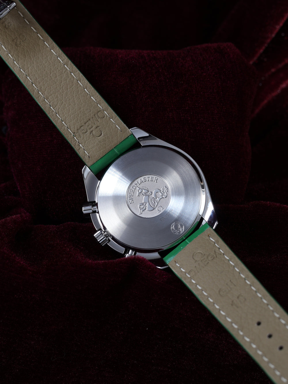 Speedmaster Automatic Chronograph | MOP Dial / Green Numerals | Ref. 3834.72.35