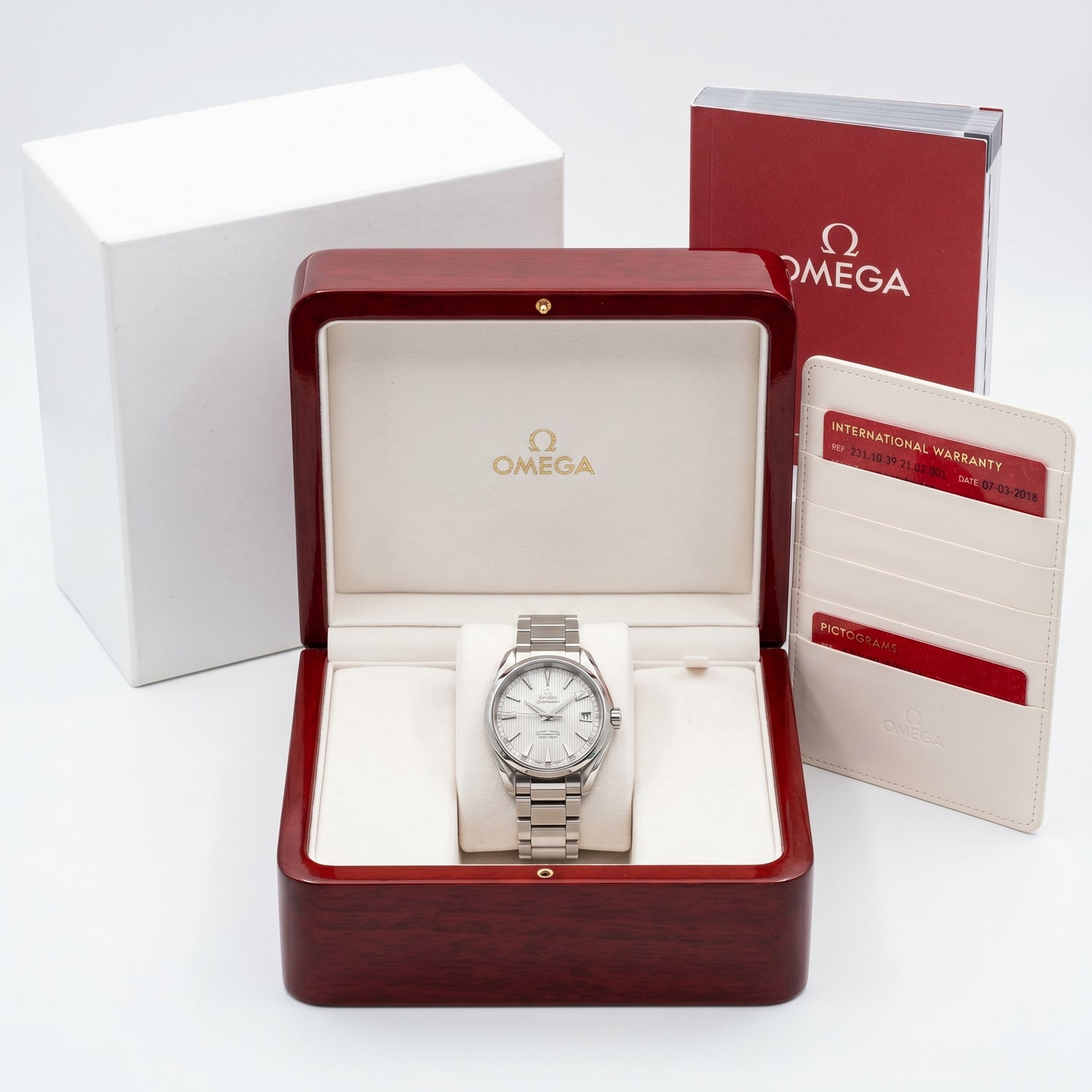 Seamaster Aqua Terra 150M 38.5mm Silver Teak Dial | Ref. 231.10.39.21.02.001