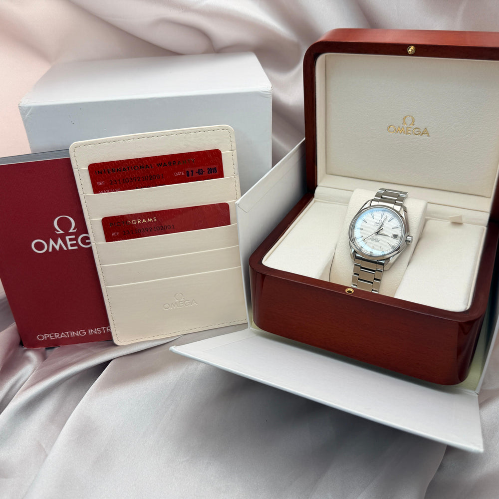 Seamaster Aqua Terra 150M 38.5mm Silver Teak Dial | Ref. 231.10.39.21.02.001