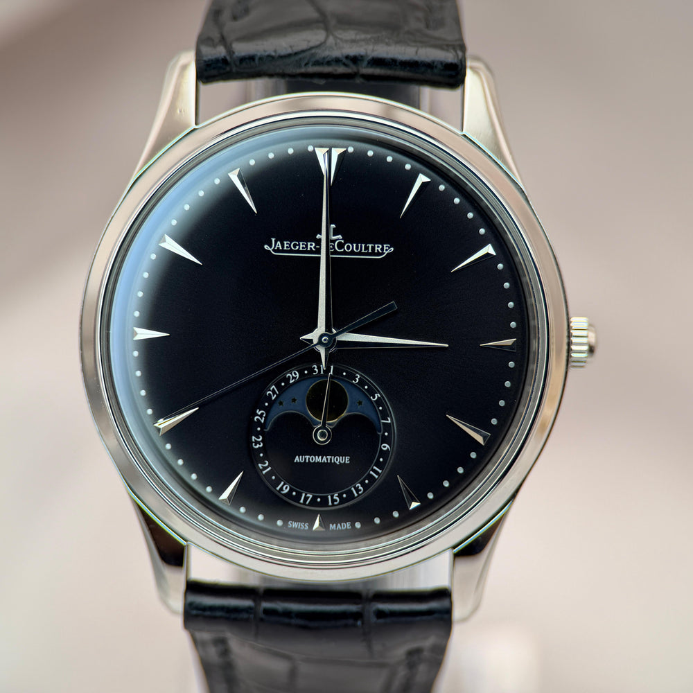 Jaeger-LeCoultre Master Ultra Thin Moon 39mm | Black Sunburst Dial | Ref. Q1368470