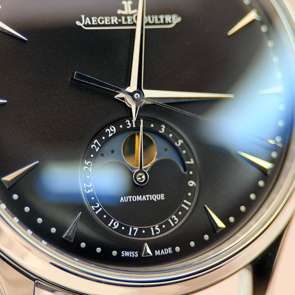 Jaeger-LeCoultre Master Ultra Thin Moon 39mm | Black Sunburst Dial | Ref. Q1368470