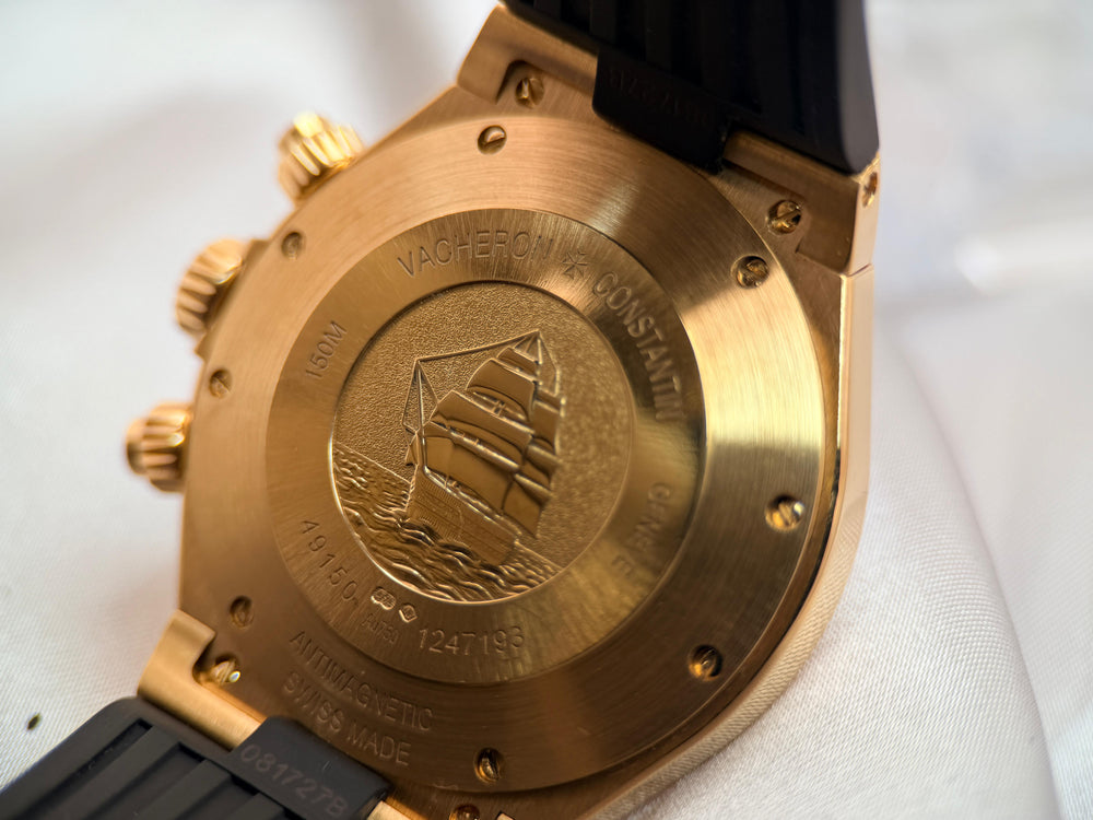 Overseas Chronograph 18K Rose Gold Black Dial | Ref. 49150/000R-9338