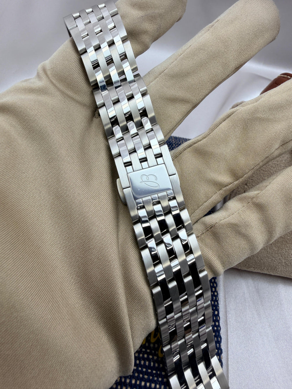 Premier B01 Chronograph 42 Silver "Panda" Dial | Ref. AB0145211G1A1