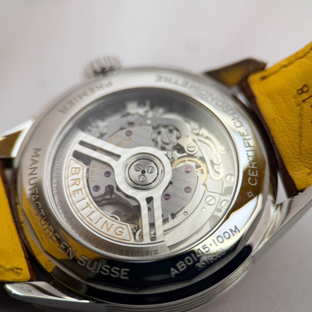 Premier B01 Chronograph 42 Silver "Panda" Dial | Ref. AB0145211G1A1