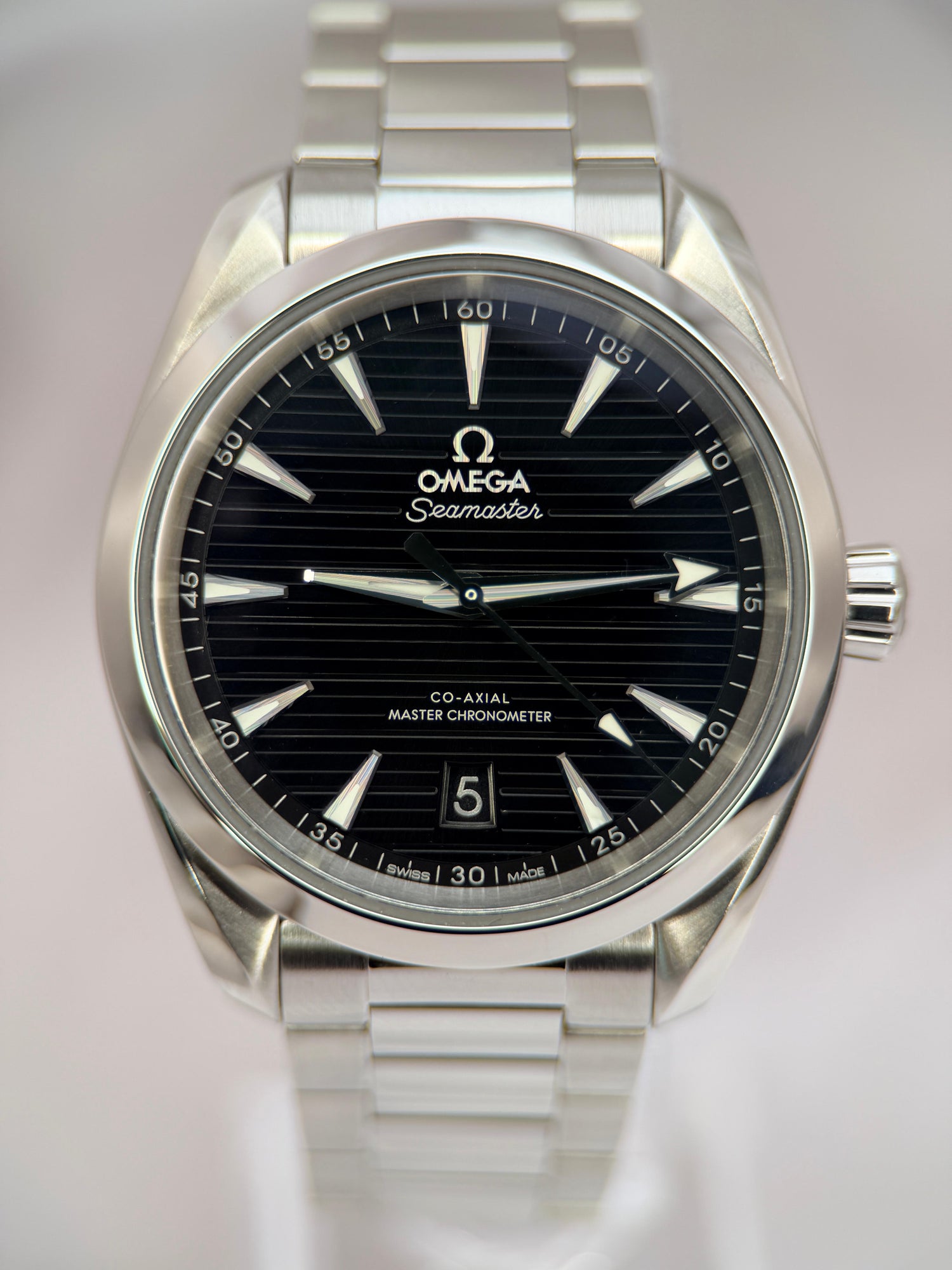 Seamaster Aqua Terra 150M 38mm Black Teak Dial | Ref. 220.10.38.20.01.001 | 2024 Full Set
