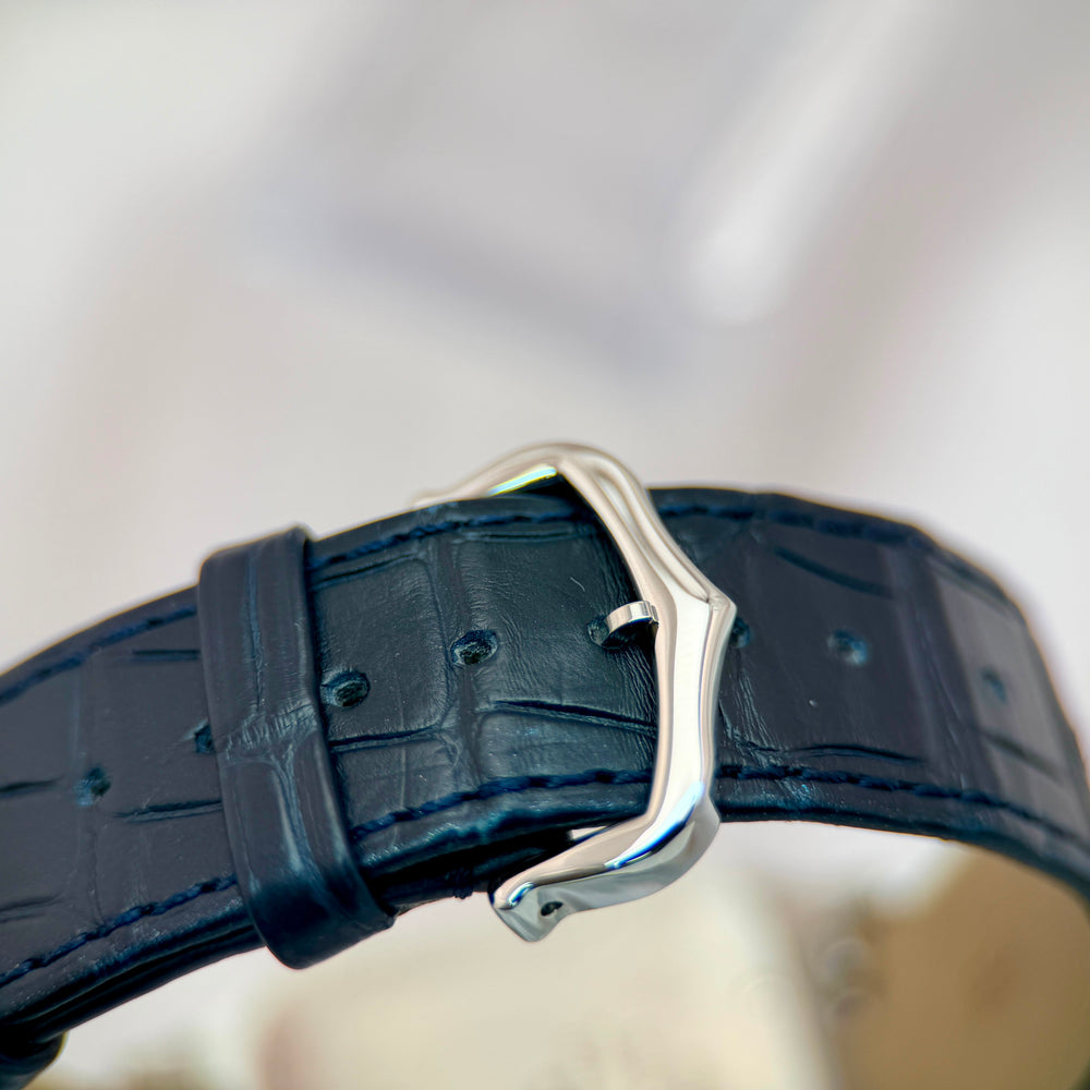Santos-Dumont Large Model "Mécanique" Steel | Ref. WSSA0032 | 2029 Factory Warranty Full Set