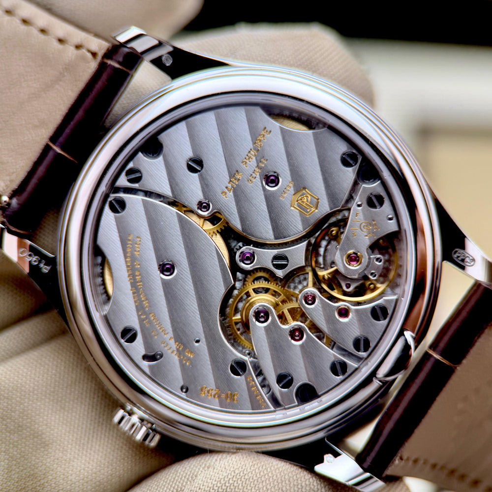 Patek Philippe Calatrava Platinum Salmon Dial | Ref. 6119P-001 | June 2026 Like New Full Set
