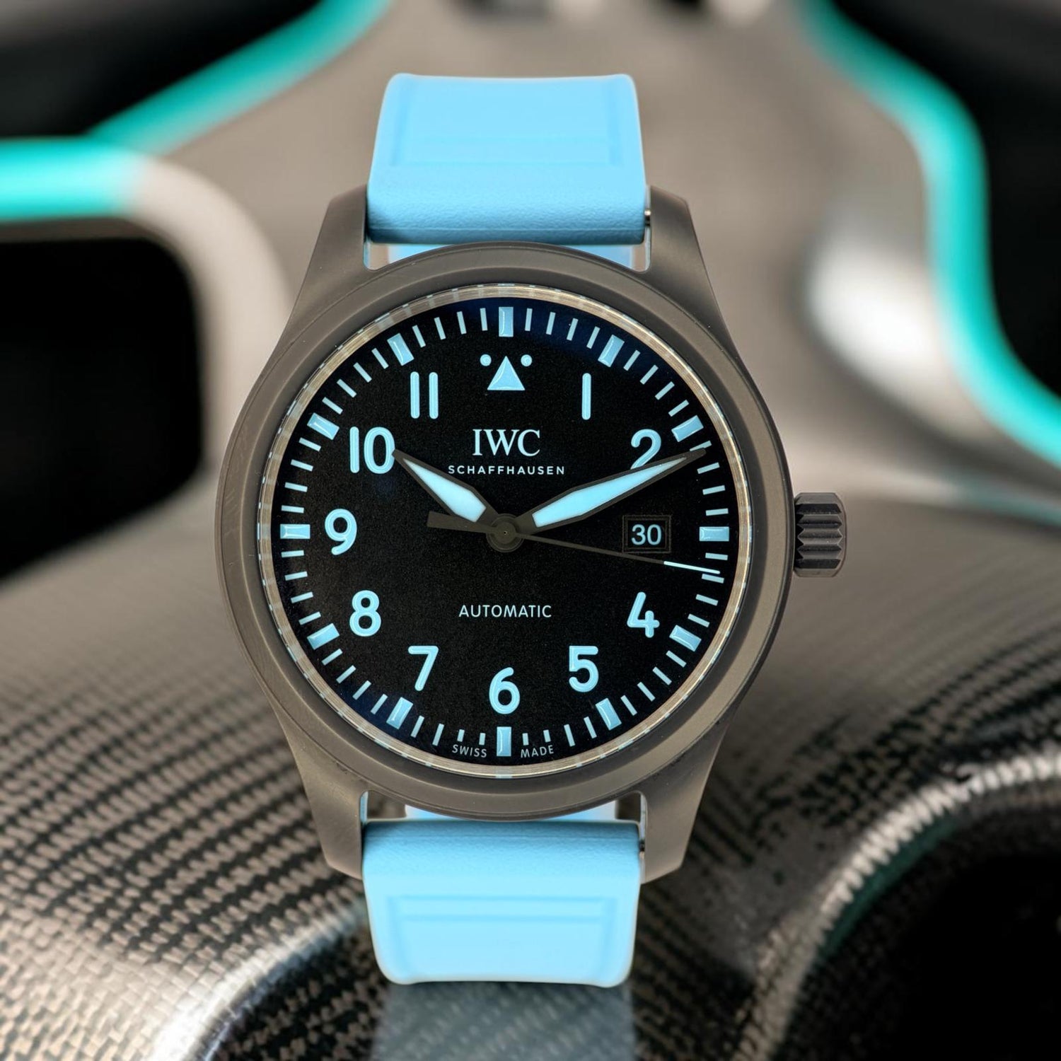 Pilot’s Watch 41 PETRONAS F1 "George Russell" Titanium | Ref. IW328107 | 2026 Brand New Full Set