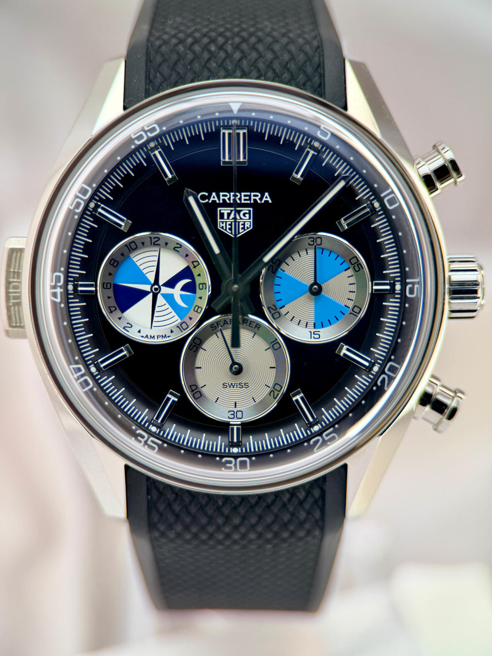 Carrera Chronograph Seafarer × Hodinkee | Ref. CBS2014.FT6293 | Unworn 2024 Full Set (Extra OEM Steel Bracelet)
