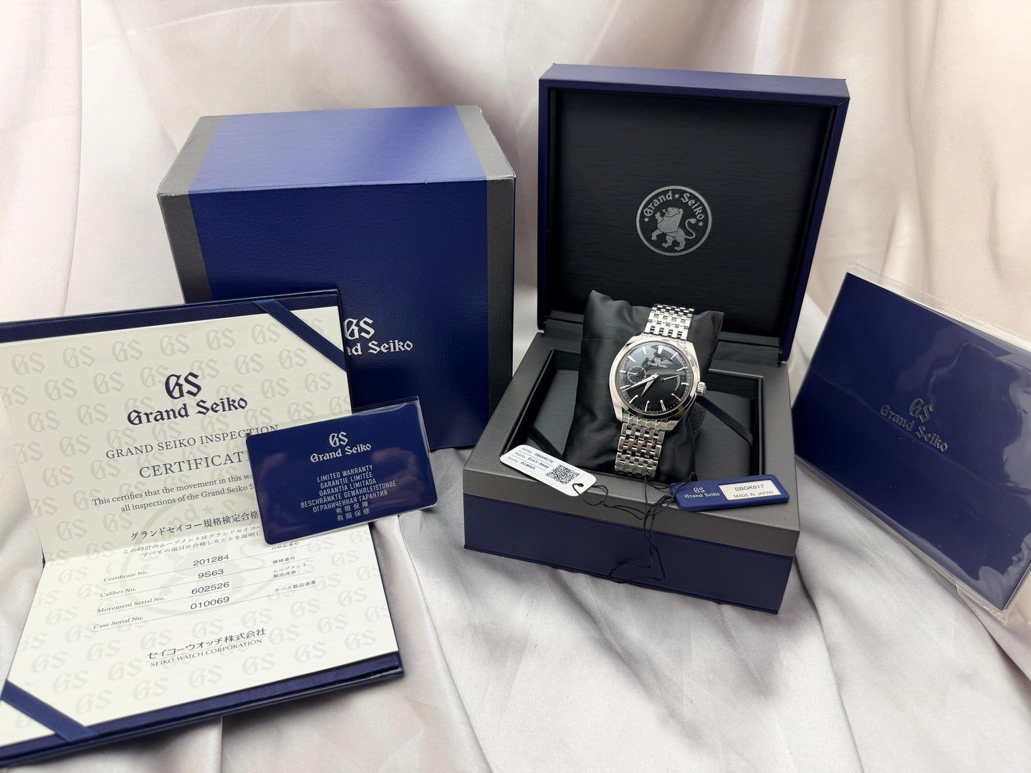 Grand Seiko Elegance "Nanbu Tekki" Arare Dial | Ref. SBGK017G | Mint Full Set