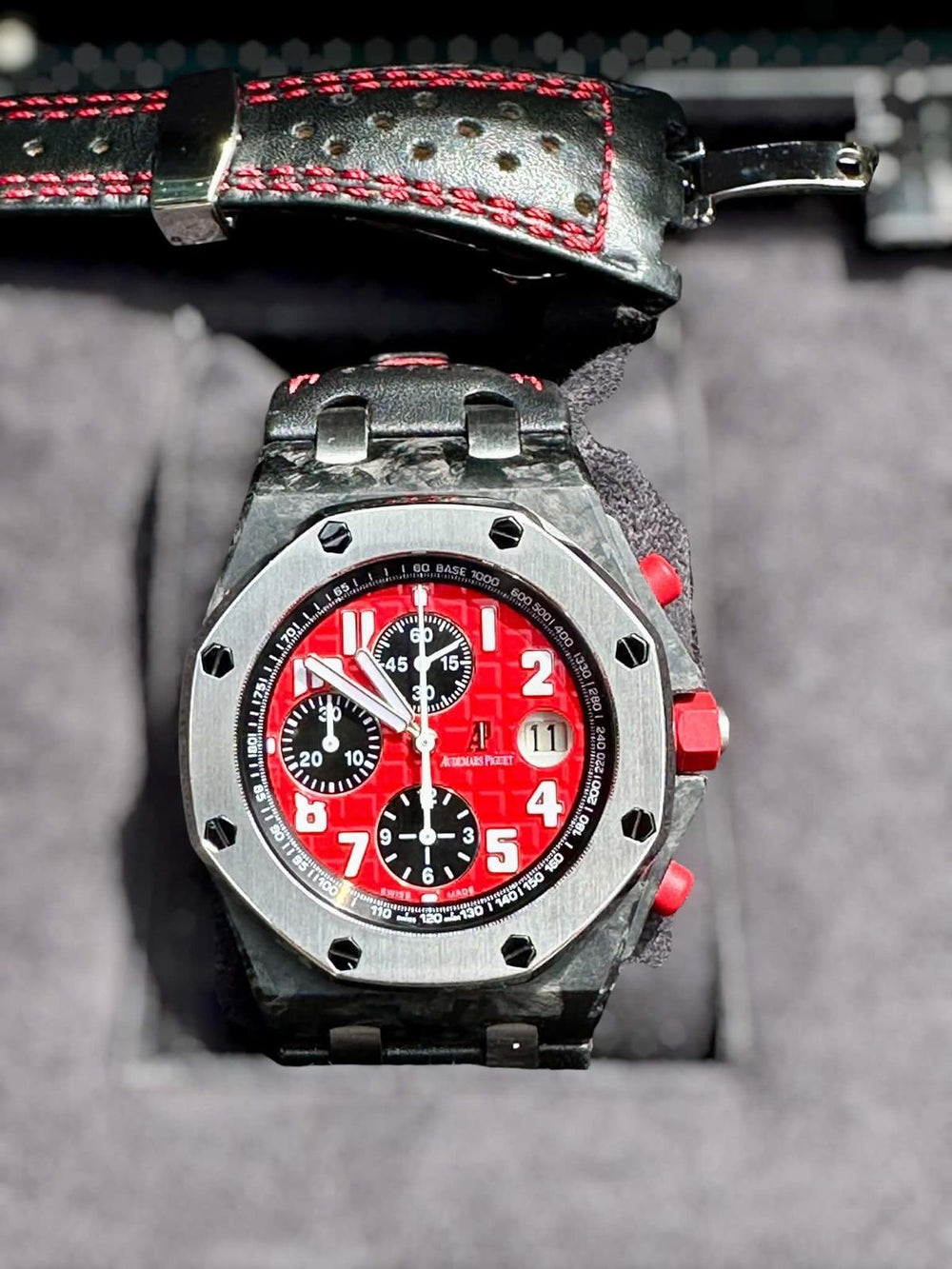 Royal Oak Offshore Singapore Grand Prix Limited 250 Pcs | Ref. 26190OS | Complete Set (3 Straps)