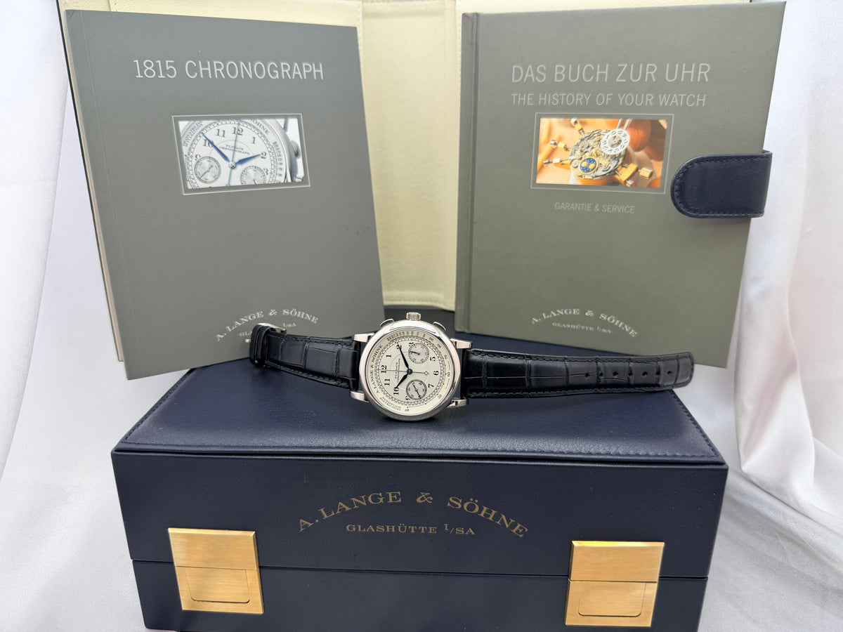 1815 Flyback Chronograph 39.5mm 18K White Gold | Ref. 401.026 | 2014 Full Set