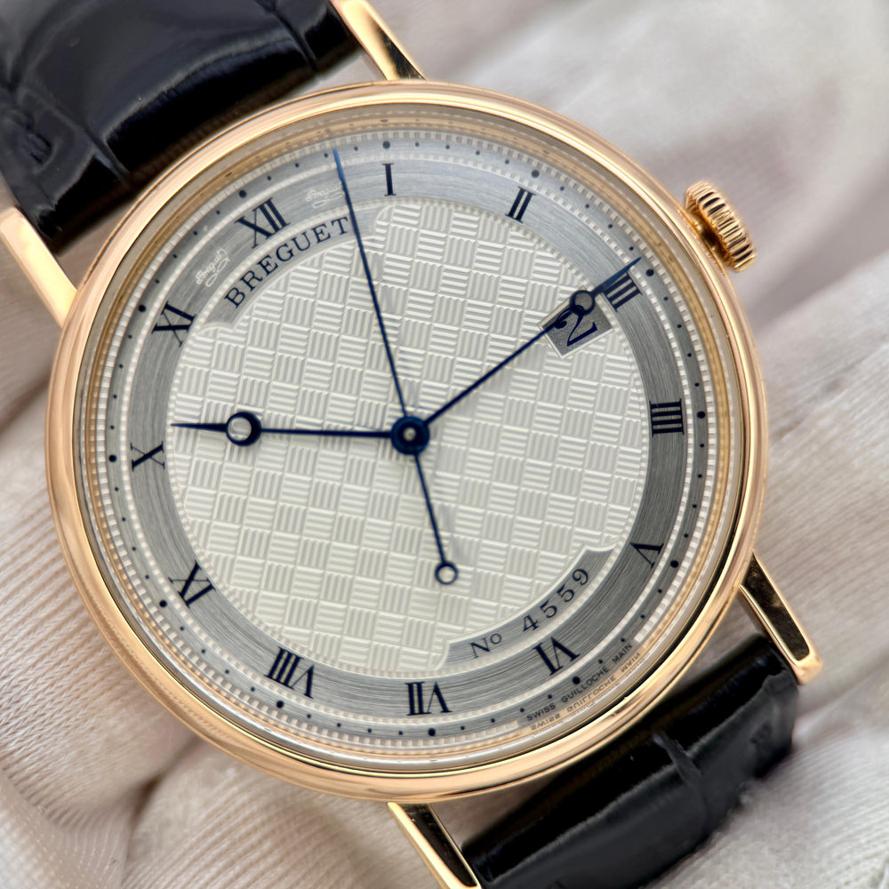 Classique 5177 18K Rose Gold Guilloché Dial 38mm | 2015 Full Set (Serviced)