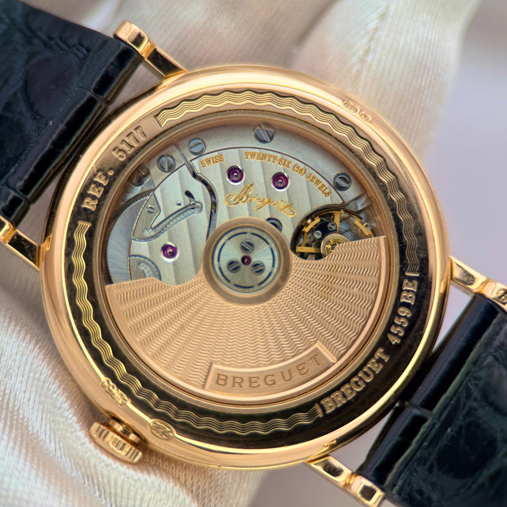 Classique 5177 18K Rose Gold Guilloché Dial 38mm | 2015 Full Set (Serviced)