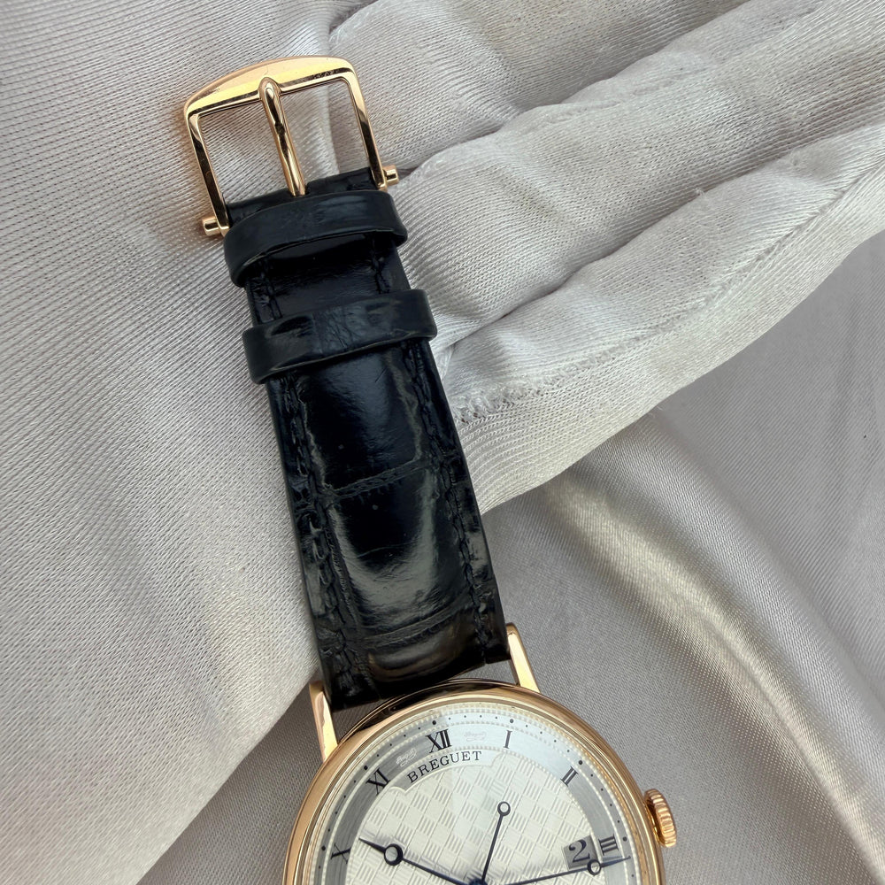 Classique 5177 18K Rose Gold Guilloché Dial 38mm | 2015 Full Set (Serviced)