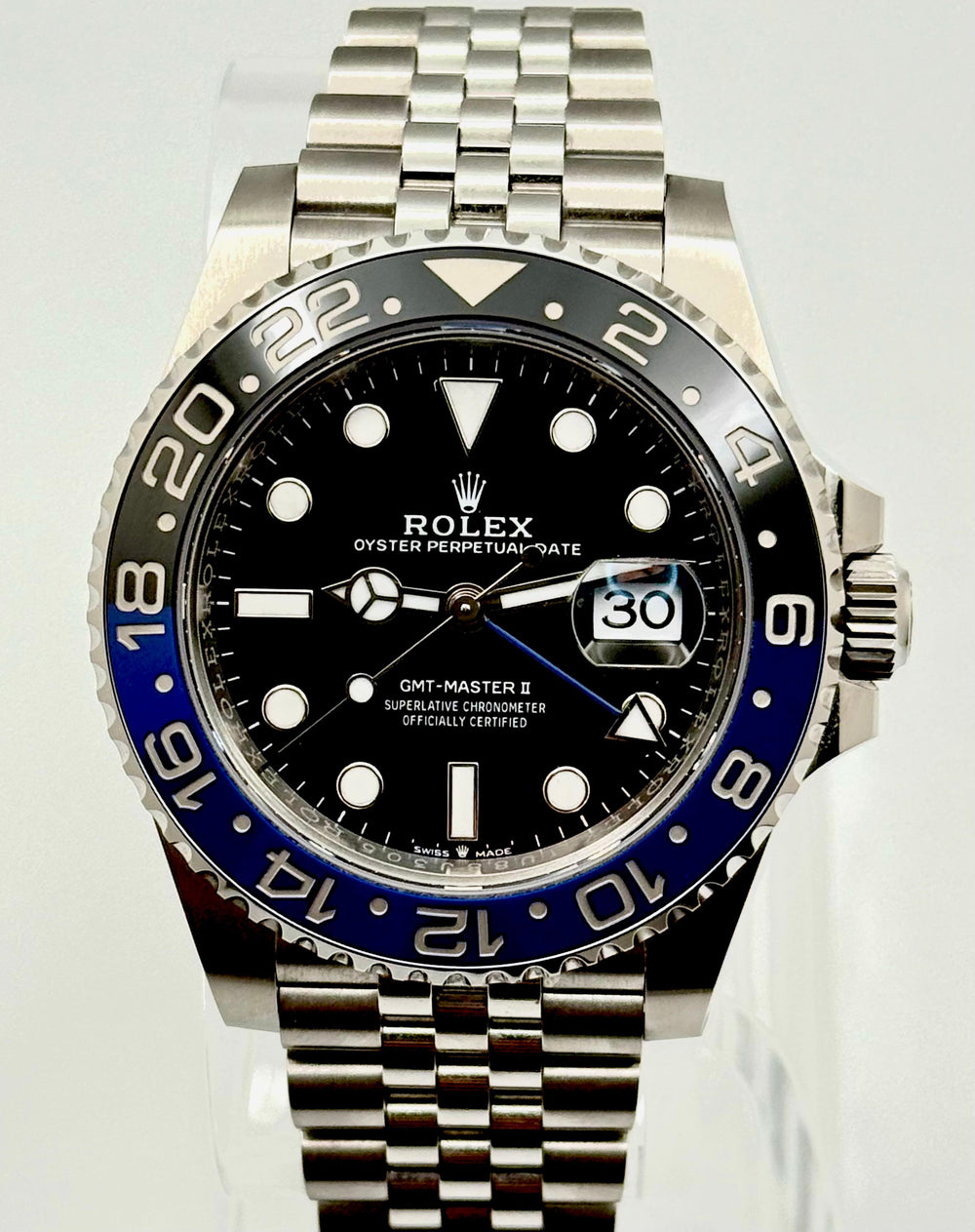 GMT-Master II "Batgirl" Jubilee 40mm | Ref. 126710BLNR | 2025 Mint Full Set