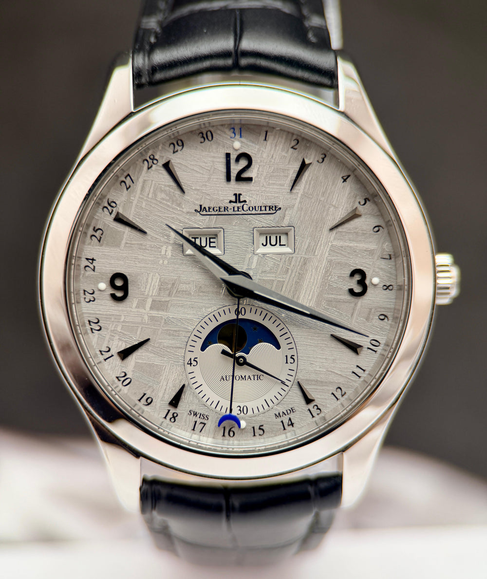 Master Calendar Meteorite Dial 39mm | Ref. Q1558421 | 2017 Mint Full Set (JLC Serviced)