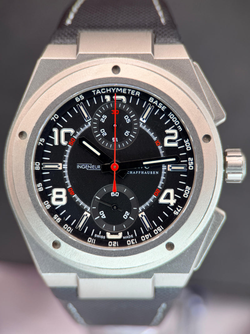 Ingenieur Chronograph AMG Titanium 42.5mm | Ref. IW3725 | Open-Dated Mint Full Set