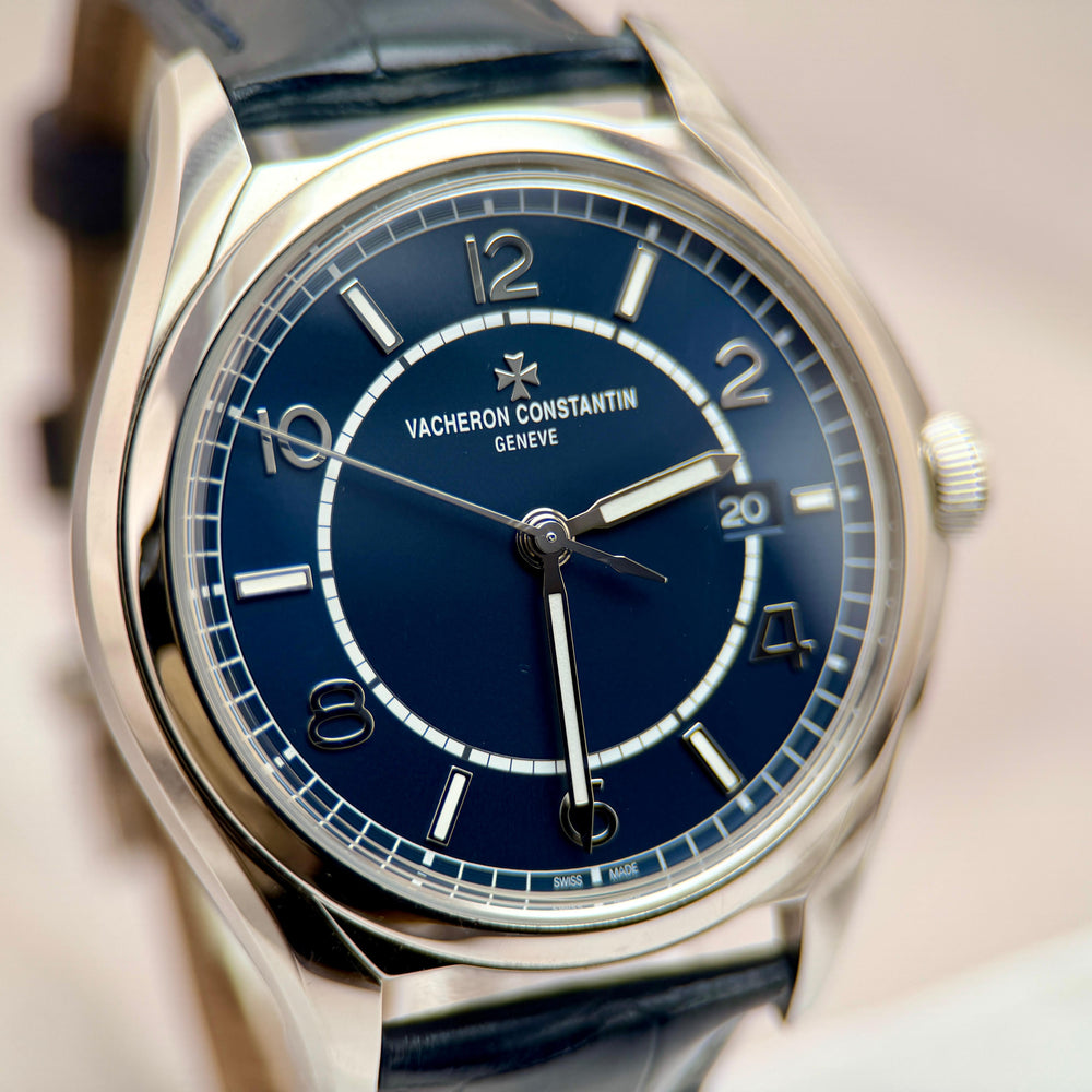 Fiftysix 40mm Petrol Blue Dial | Ref. 4600E/000A-B487 | 2025 Like-New Full Set