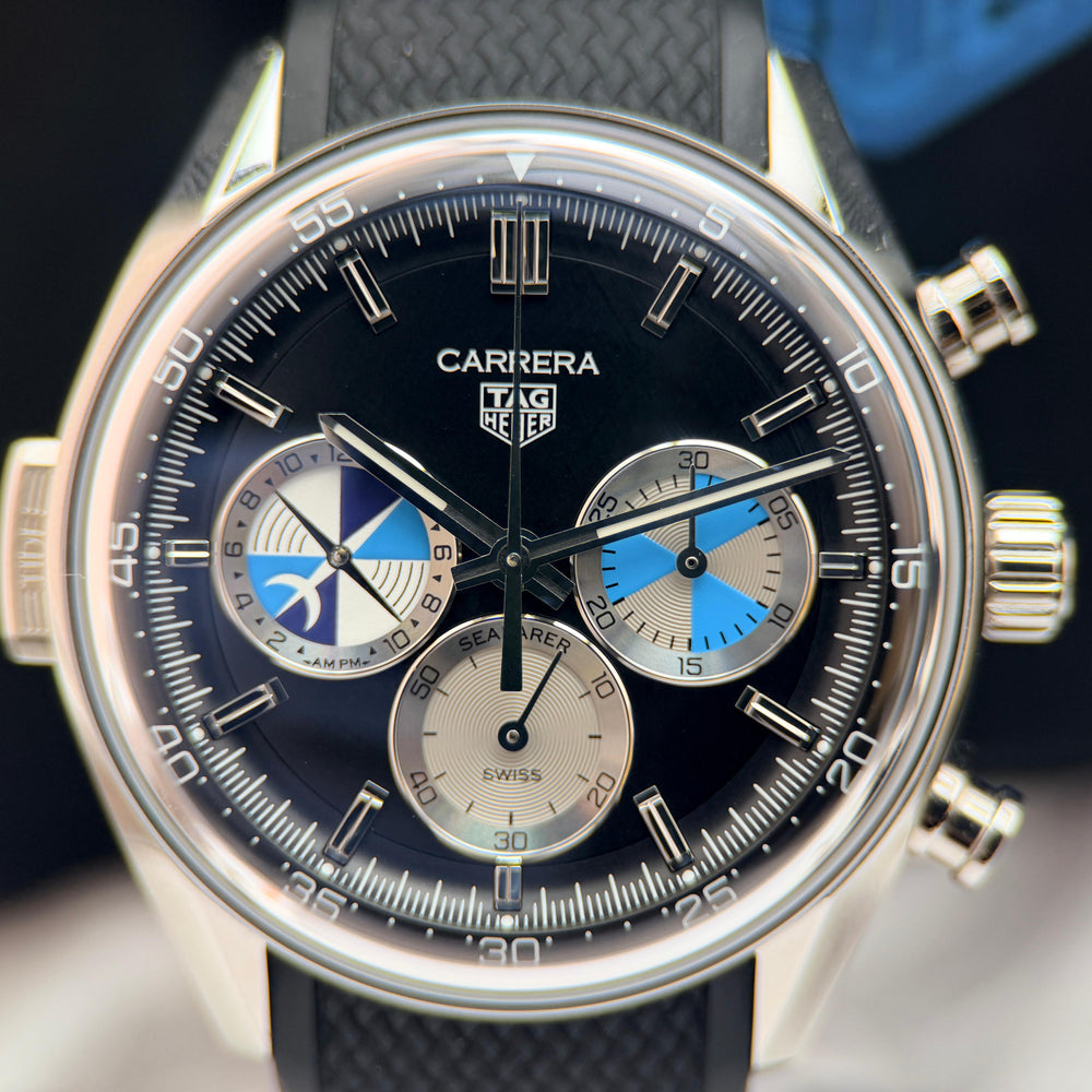 Carrera Seafarer × Hodinkee Limited 968 Pcs 42mm | Ref. CBS2014 | 2024 Full Set (Warranty to 2029)