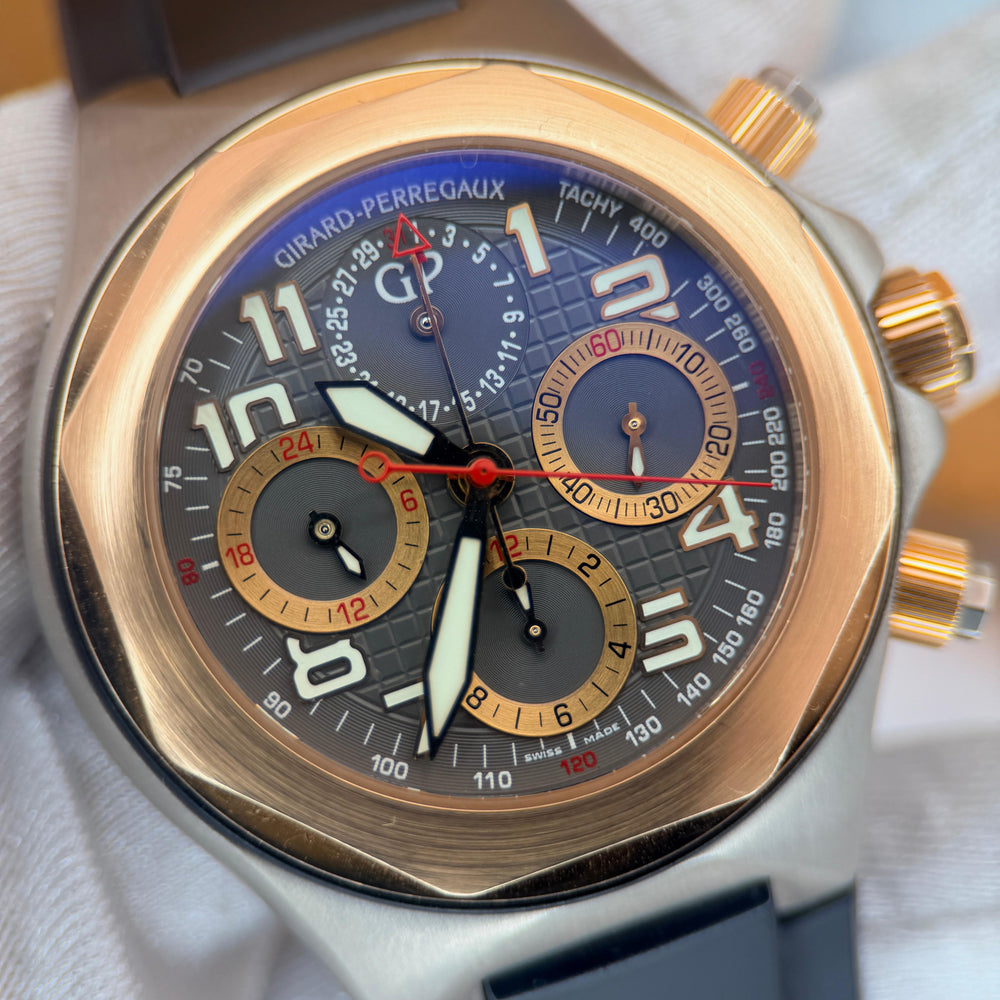 Laureato EVO3 Chrono Titanium & 18K Rose Gold 44mm | Ref. 80180 | Full Set (+ 2008 Receipt)