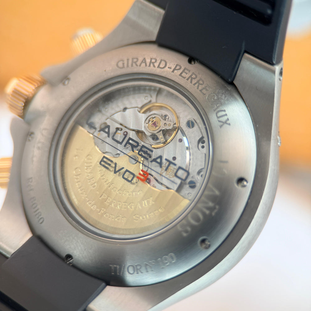 Laureato EVO3 Chrono Titanium & 18K Rose Gold 44mm | Ref. 80180 | Full Set (+ 2008 Receipt)