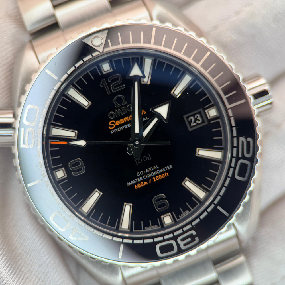 Seamaster Planet Ocean 600M 43.5mm Black Ceramic | Ref. 215.30.44.21.01.001 | 2023 Full Set (Fresh Omega Service 2026)