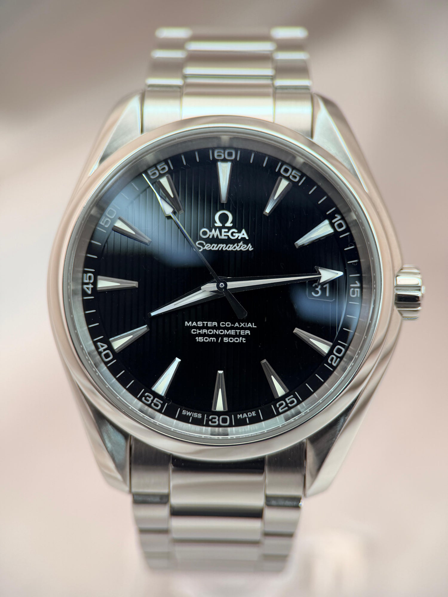 Seamaster Aqua Terra 41.5mm Black Teak Dial | Ref. 231.10.42.21.01.003 | Open-Dated Full Set