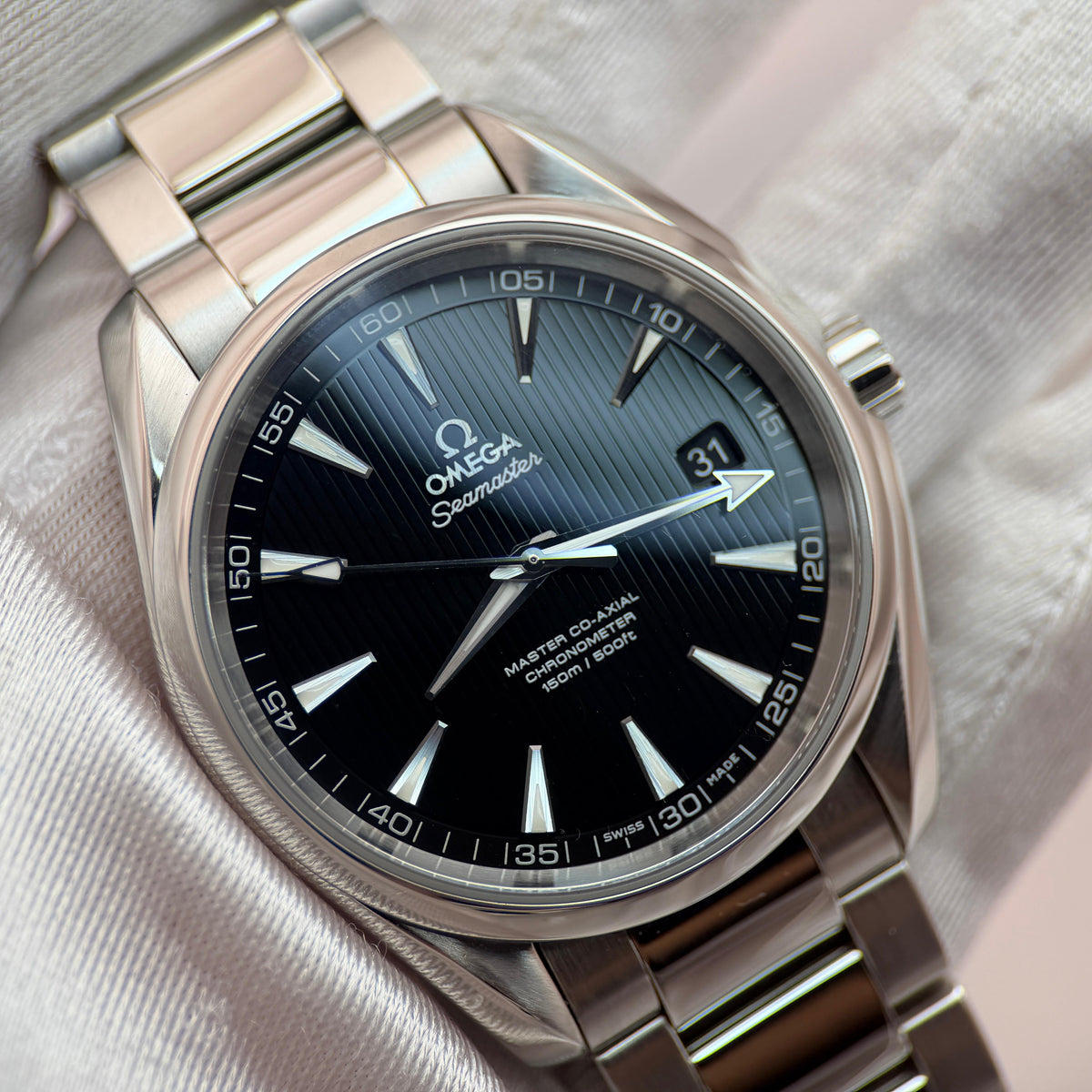 Seamaster Aqua Terra 41.5mm Black Teak Dial | Ref. 231.10.42.21.01.003 | Open-Dated Full Set
