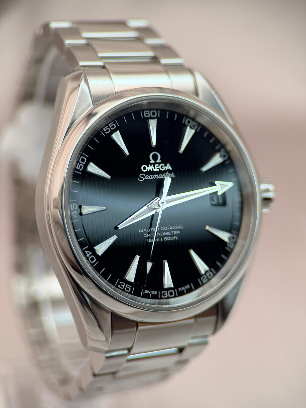 Seamaster Aqua Terra 41.5mm Black Teak Dial | Ref. 231.10.42.21.01.003 | Open-Dated Full Set