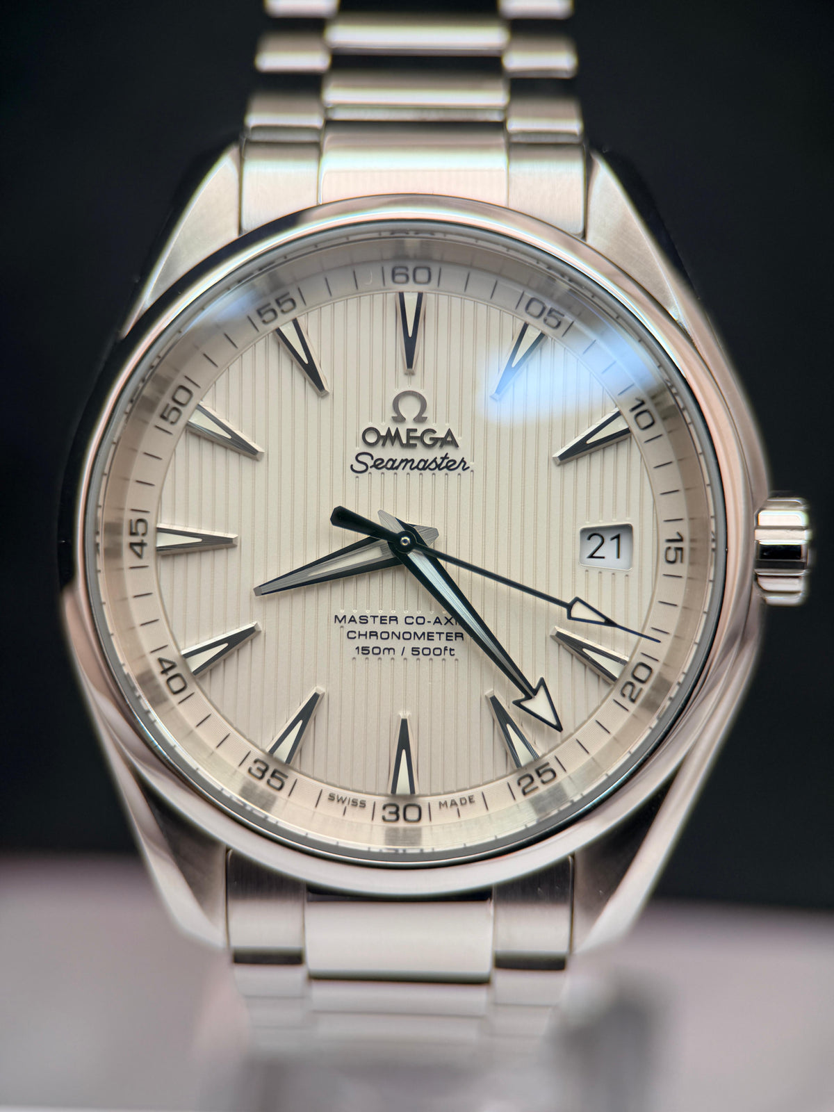 Seamaster Aqua Terra 41.5mm Silver Teak Dial | Ref. 231.10.42.21.02.003 | 2023 Mint Full Set