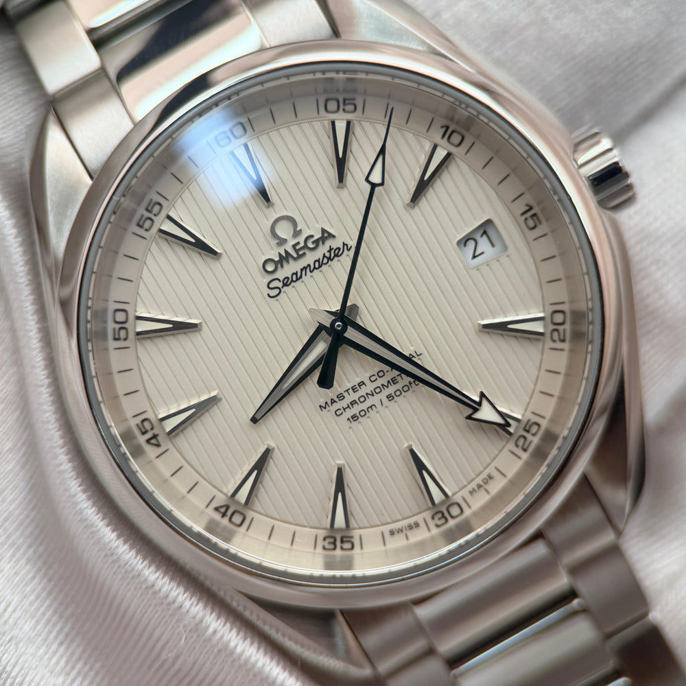 Seamaster Aqua Terra 41.5mm Silver Teak Dial | Ref. 231.10.42.21.02.003 | 2023 Mint Full Set