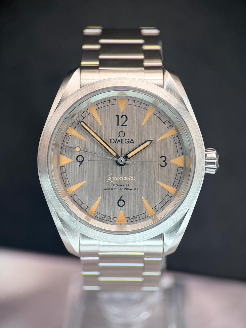 Seamaster Railmaster 40mm Grey Dial | Ref. 220.10.40.20.06.001 | 2023 Like-New Full Set
