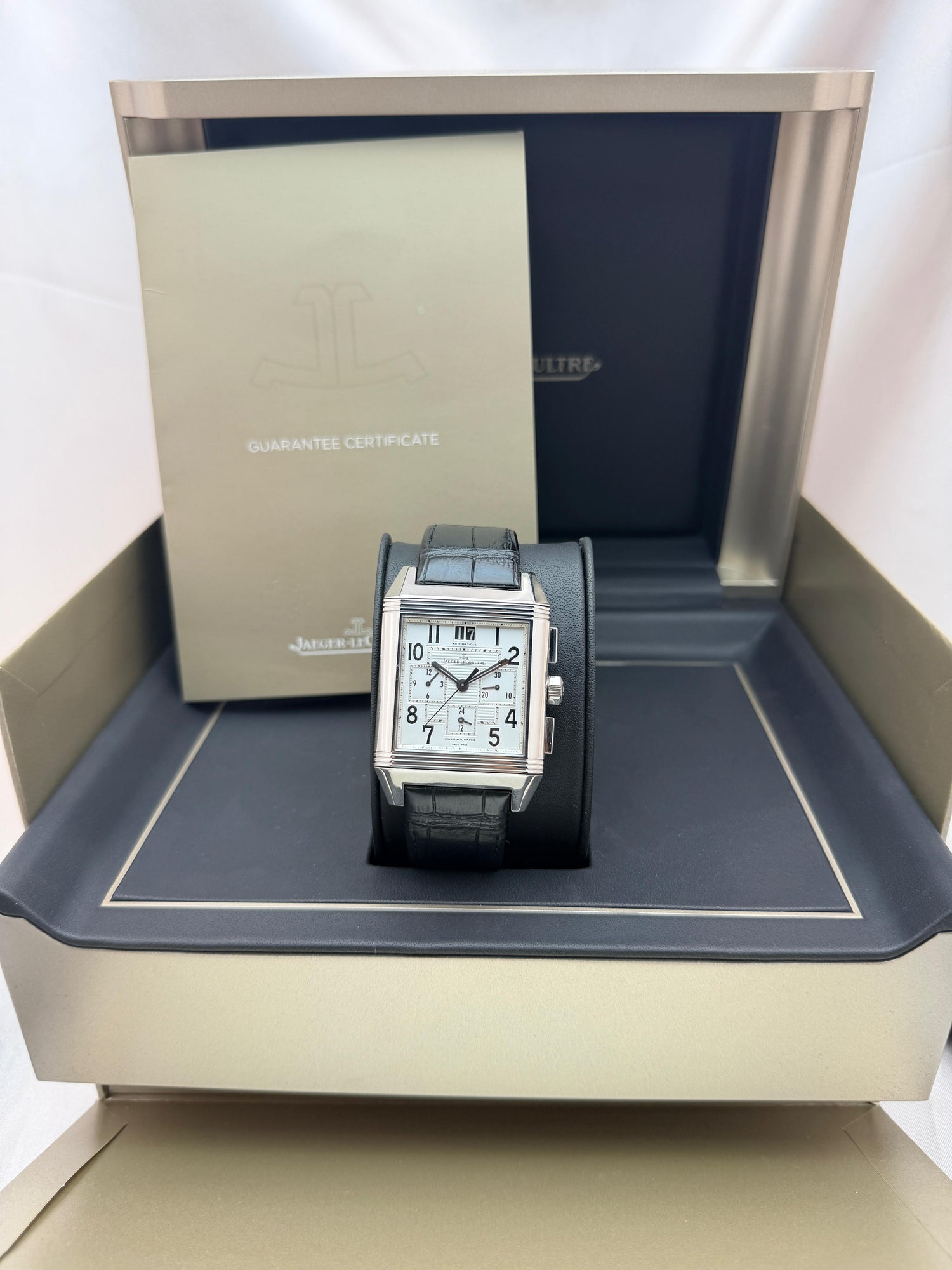 Reverso Squadra Chronograph GMT | Ref. 230.8.45 | 2016 Mint Full Set (Discontinued)