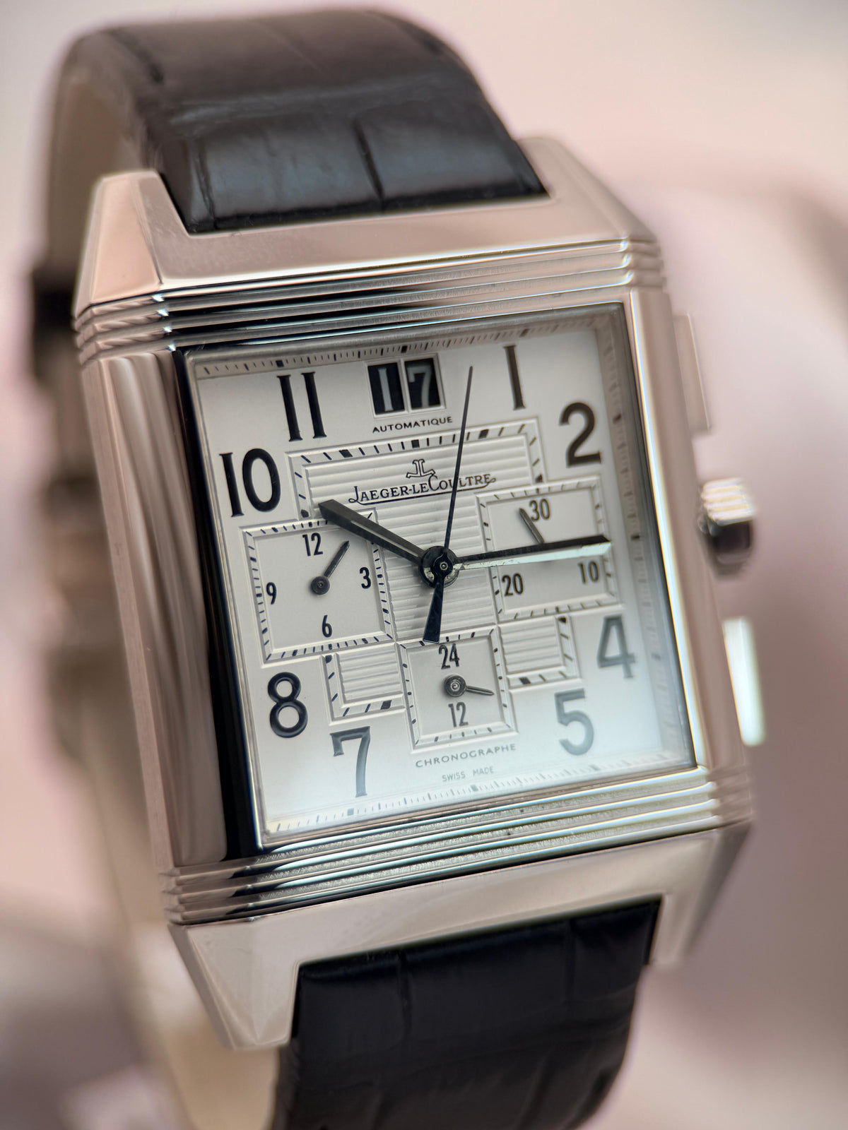 Reverso Squadra Chronograph GMT | Ref. 230.8.45 | 2016 Mint Full Set (Discontinued)