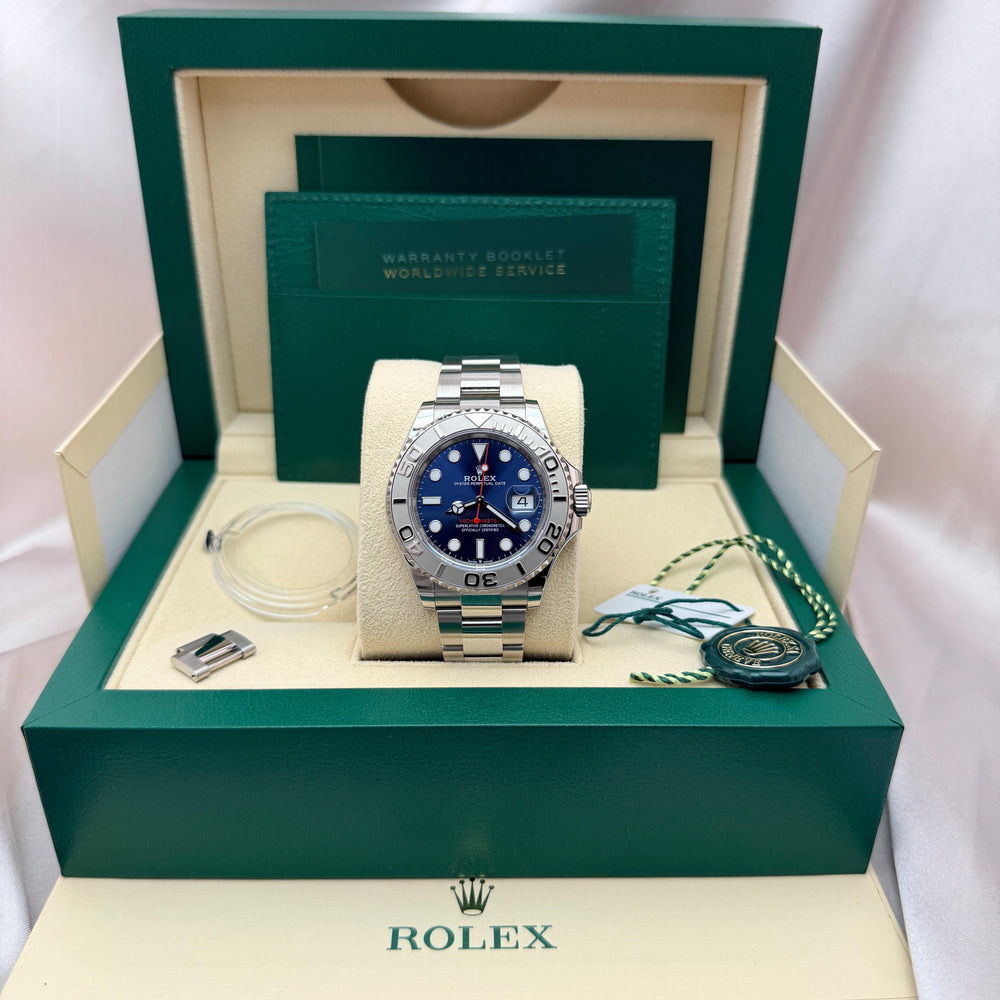 Yacht-Master 40 Sunburst Blue Dial 126622 | 2024 Unpolished Full Set (Warranty to 2029)