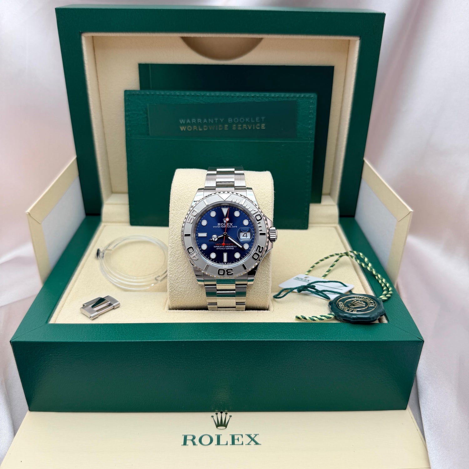 Yacht-Master 40 Sunburst Blue Dial 126622 | 2024 Unpolished Full Set (Warranty to 2029)