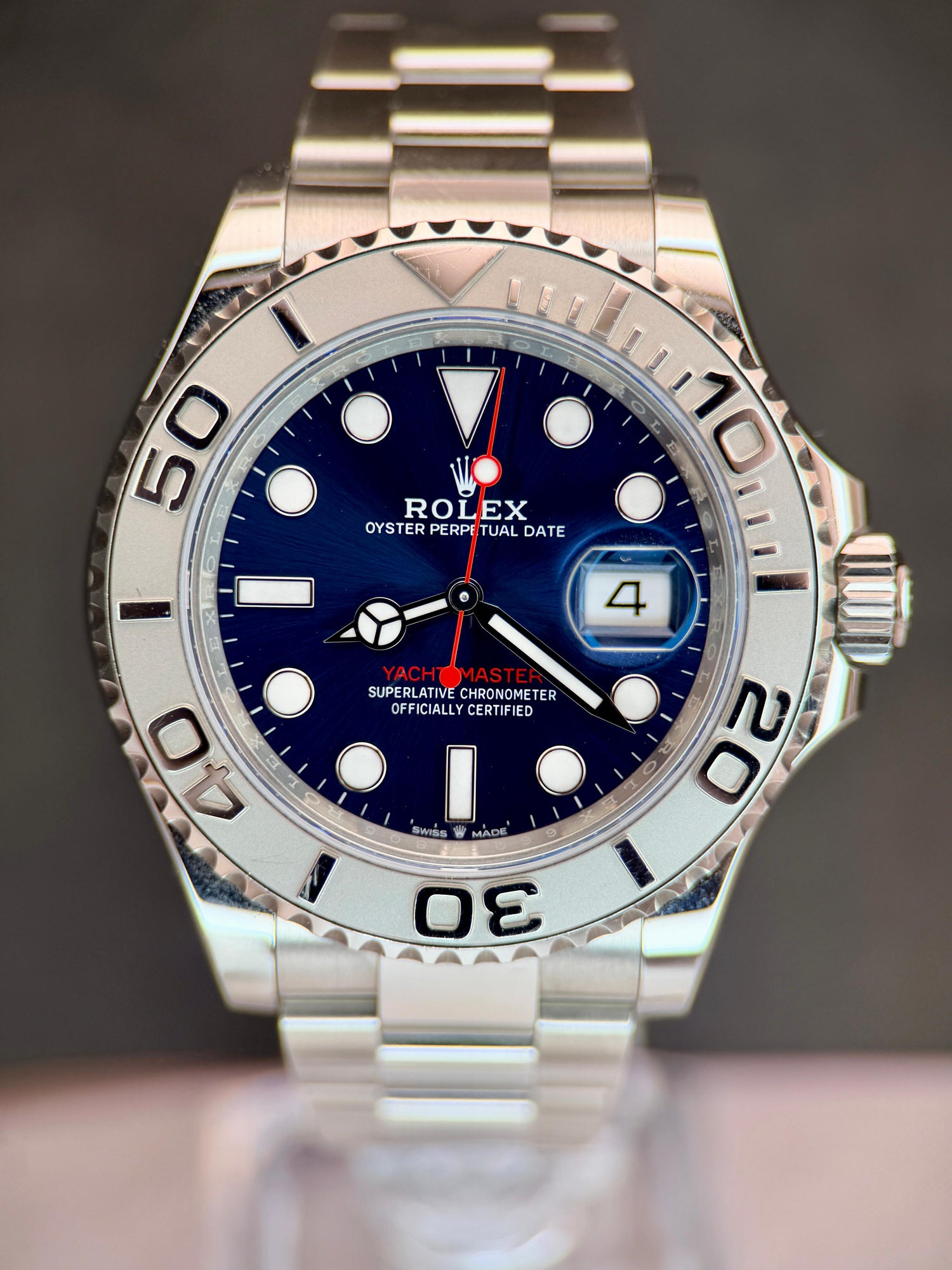 Yacht-Master 40 Sunburst Blue Dial 126622 | 2024 Unpolished Full Set (Warranty to 2029)
