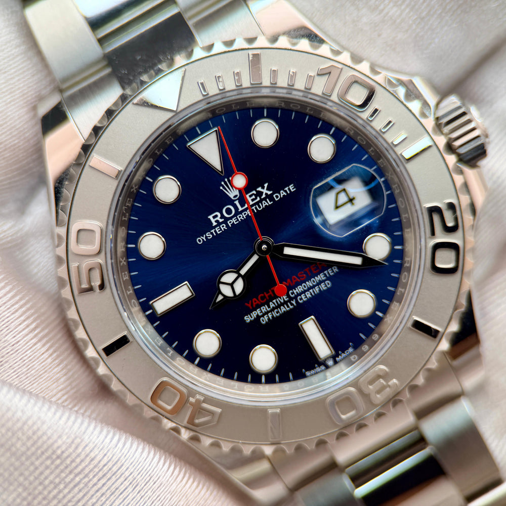 Yacht-Master 40 Sunburst Blue Dial 126622 | 2024 Unpolished Full Set (Warranty to 2029)