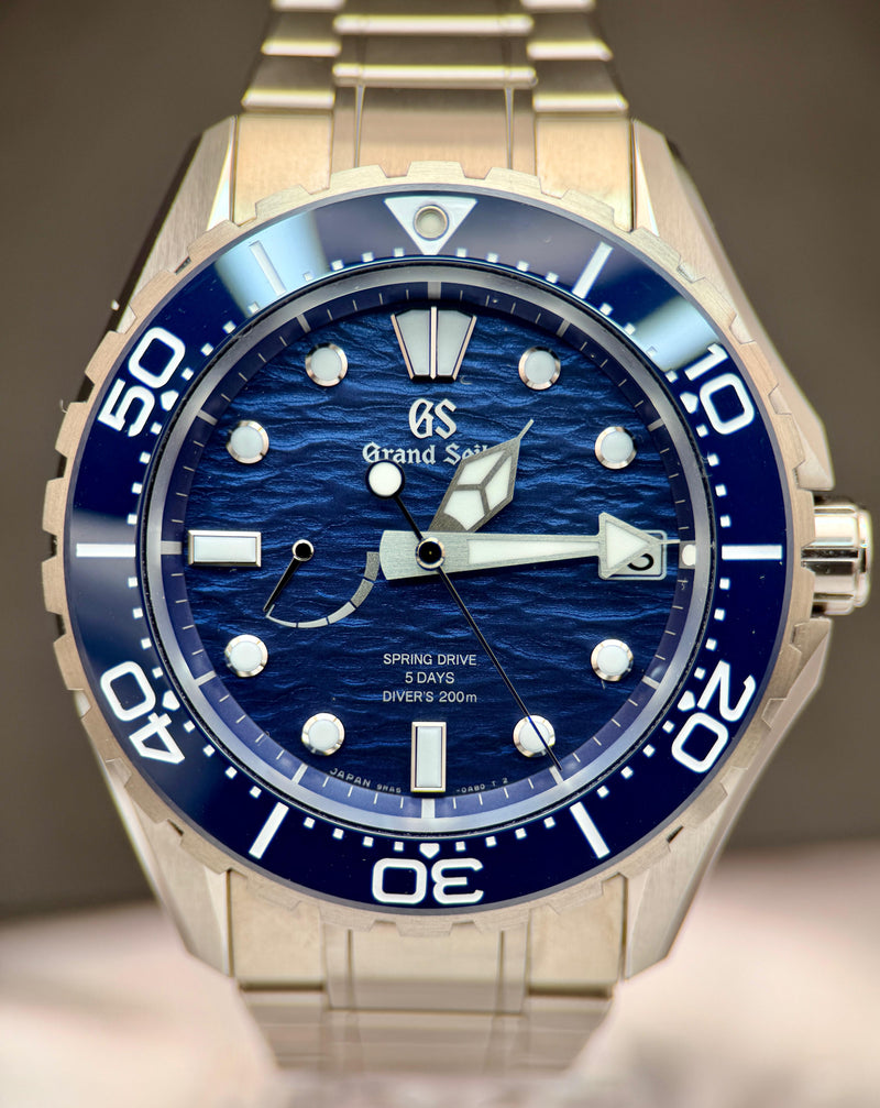 Evolution 9 Diver 43.8mm "Ushio" Blue SLGA023G | 2024 Titanium Mint Full Set