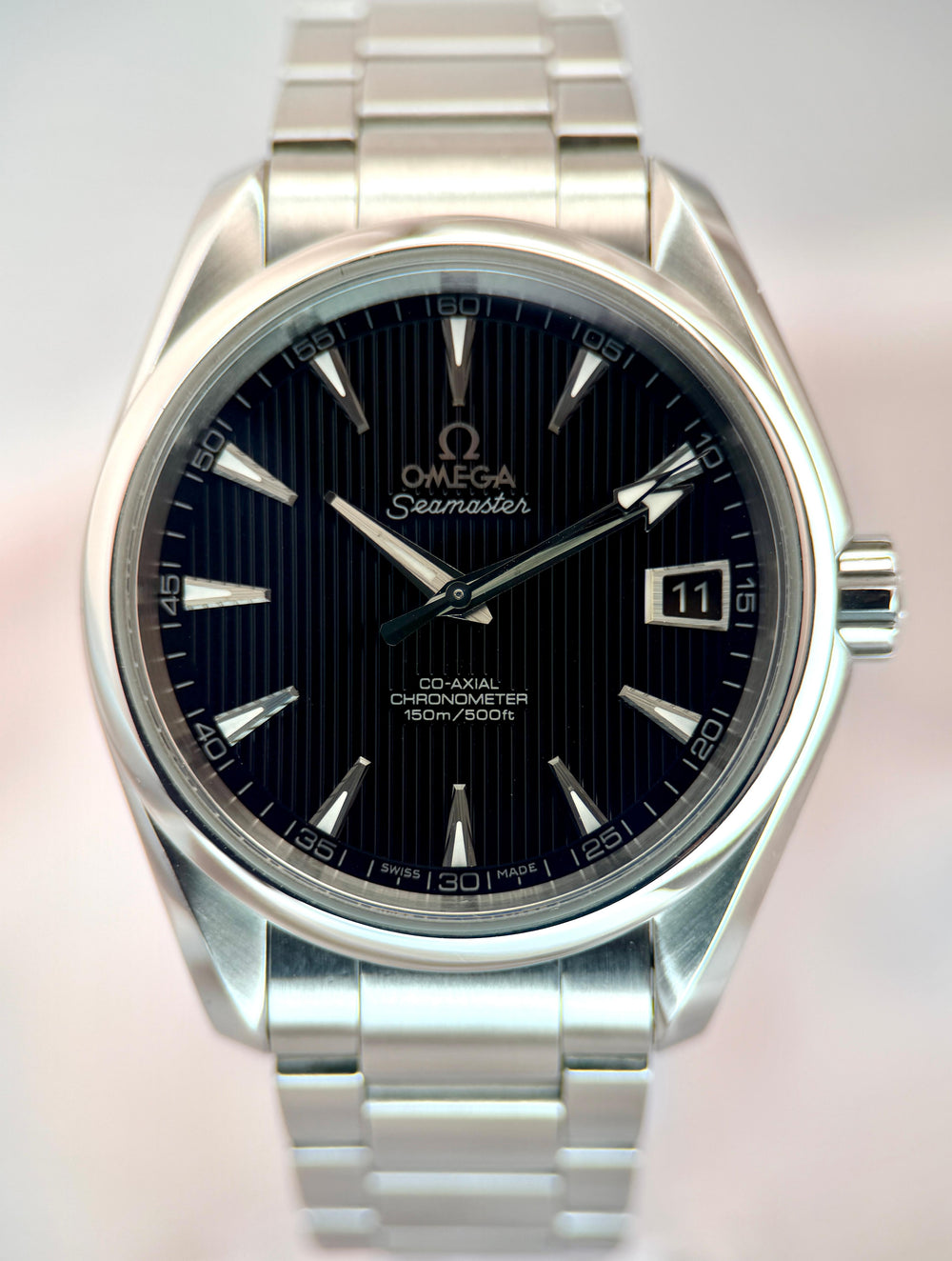 Seamaster Aqua Terra 38.5mm Black Teak Dial | Ref. 231.10.39.21.01.001 | 2011 Mint Full Set (Serviced)