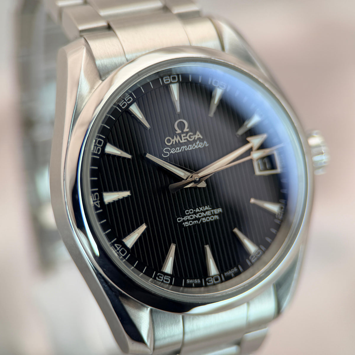 Seamaster Aqua Terra 38.5mm Black Teak Dial | Ref. 231.10.39.21.01.001 | 2011 Mint Full Set (Serviced)