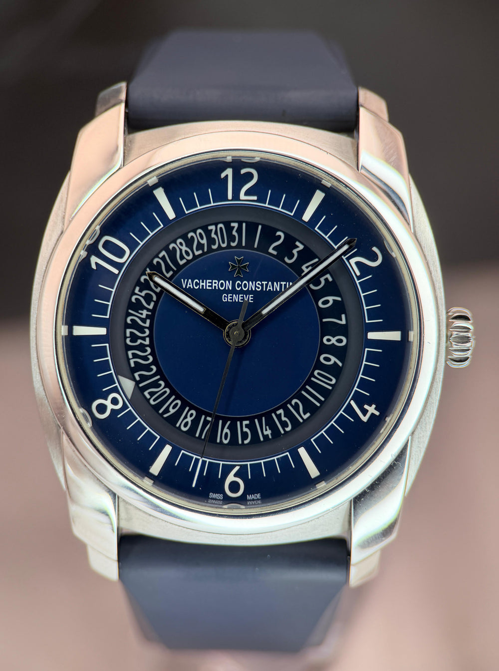 Quai de l’Île Deep Blue Dial 41mm | Ref. 4500S/000A | 2019 Mint Full Set (2 Straps)