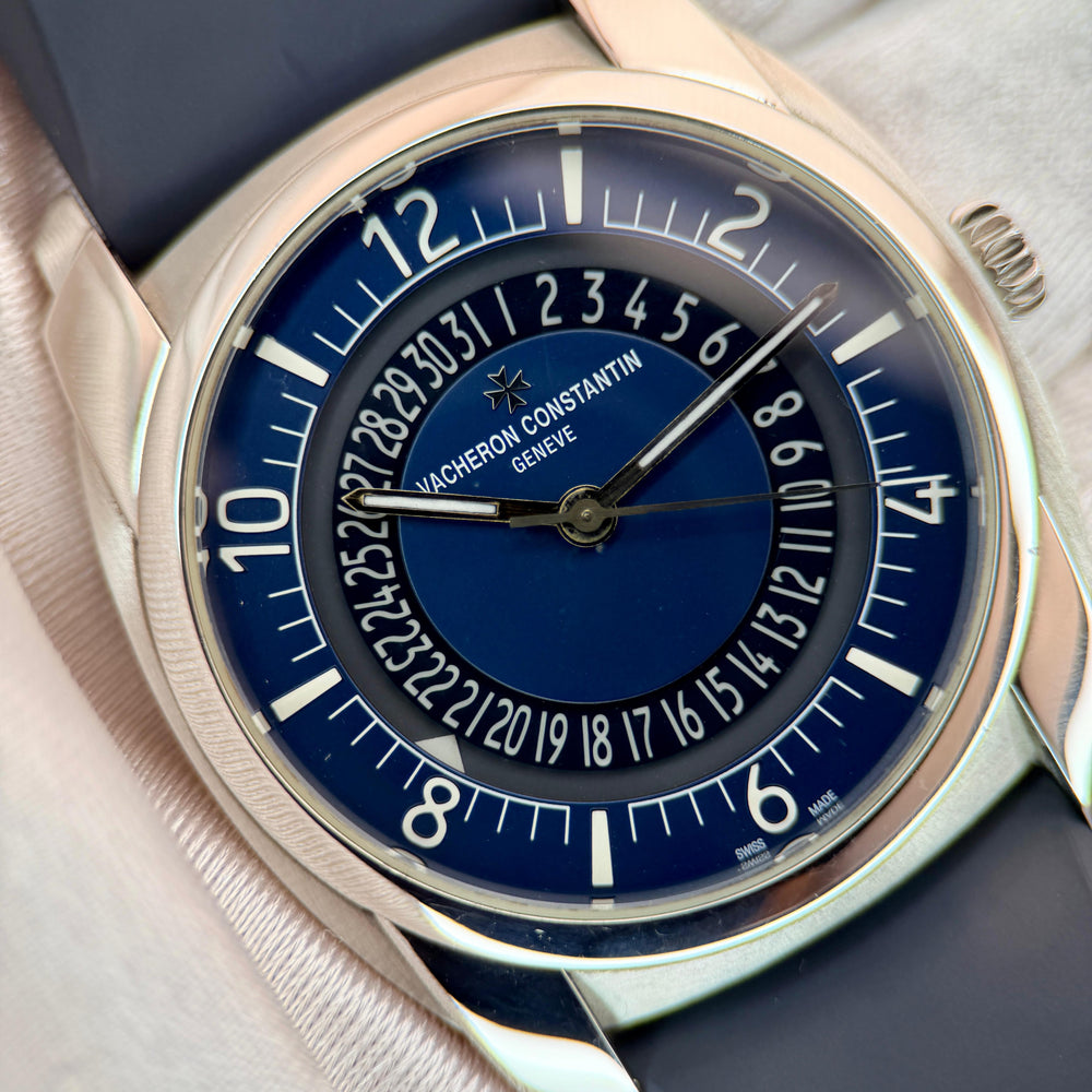 Quai de l’Île Deep Blue Dial 41mm | Ref. 4500S/000A | 2019 Mint Full Set (2 Straps)